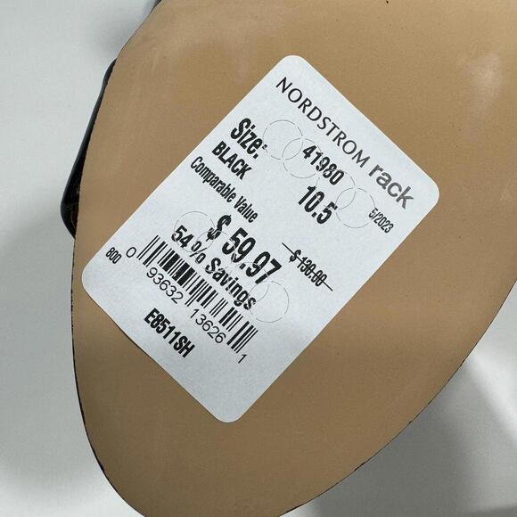 Sam Edelman Women’s Size 10.5 Black Patent Yaro Ankle Strap Block Heel Sandals - Picture 8 of 10